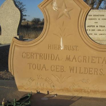 TOUA Gertruida Magrieta nee WILDERS 1900-1928