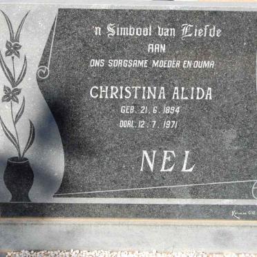 NEL Christina Alida 1894-1971