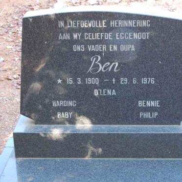 NEL Ben 1900-1976