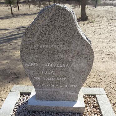 TOUA Maria Magdalena nee VOLLGRAAFF 1901-1972