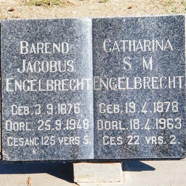 ENGELBRECHT Barend Jacobus 1876-1948 &amp; Catharina S.M. 1878-1963