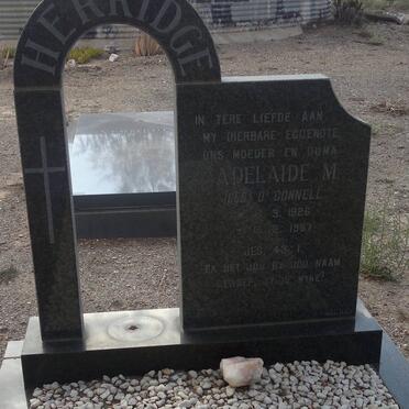 HERRIDGE Adelaide M. nee O'CONNELL 1926-1987