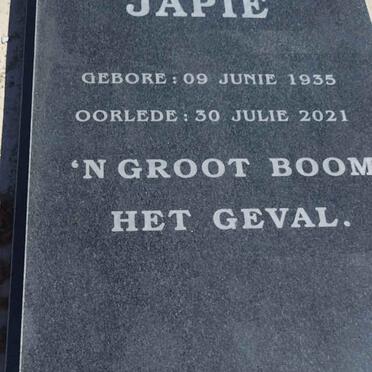 WYK Japie, van 1935-2021
