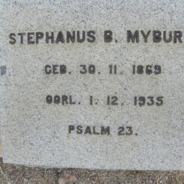 MYBURGH Stephanus B. 1869-1935