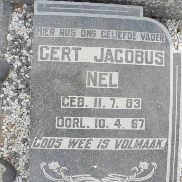 NEL Gert Jacobus 1883-1967