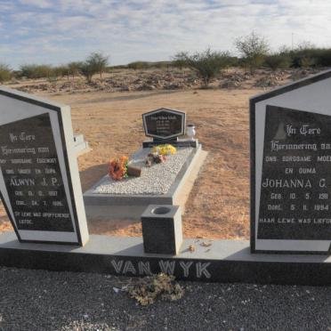 WYK Alwyn J.P., van 1897-1986 &amp; Johanna C.J. 1911-1994