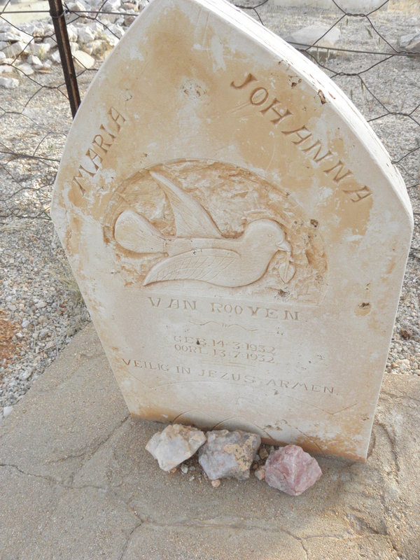 ROOYEN Maria Johanna, van 1932-1932