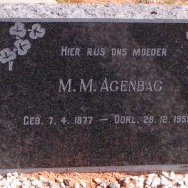 AGENBAG M.M. 1877-1955