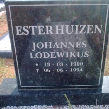 ESTERHUYSEN Johannes Lodewikus 1900-1994