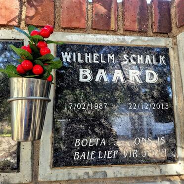 BAARD Wilhelm Schalk 1987-2013