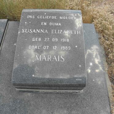MARAIS Susanna Elizabeth 1918-1989