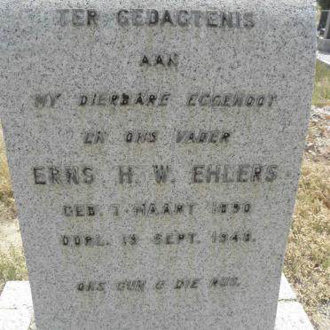 EHLERS Erns H.W. 1890-1948