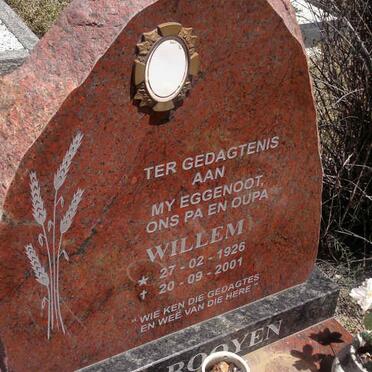 ROOYEN Willem, van 1926-2001