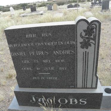 JACOBS Daniel Petrus Andries 1906-1977