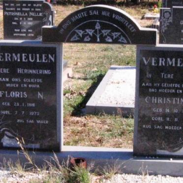 VERMEULEN Floris N. 1881-1973 &amp; Christina M. 1880-1970