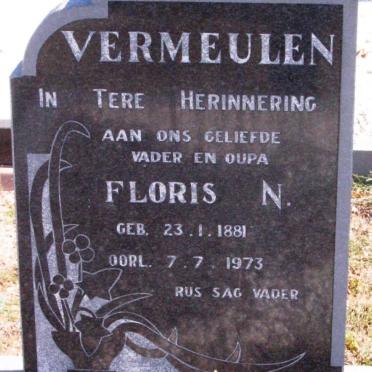VERMEULEN Floris N. 1881-1973 &amp; Christina M. 1880-1970 
