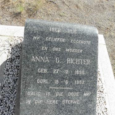 RICHTER Anna G. 1898-1957