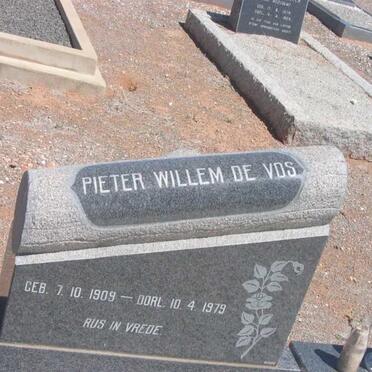 VOS Pieter Willem, de 1909-1979