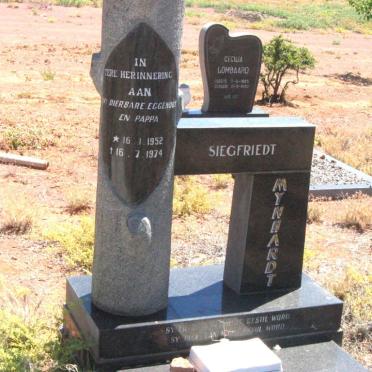 MYNHARDT Siegfriedt 1952-1974