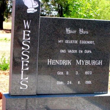WESSELS Hendrik Myburgh 1923-1981