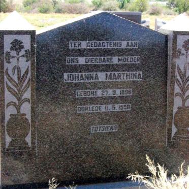 SWANEPOEL Johanna Marthina 1896-1958
