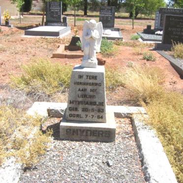 SNYDERS Mynhardjie 1953-1954