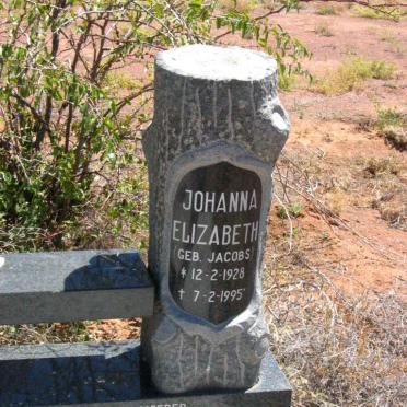LOMBAARD Johanna Elizabeth nee JACOBS 1928-1995