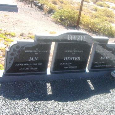 ZYL Jan, van 1928-2005 &amp; Hester 1936- :: VAN ZYL Jaco 1963-