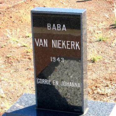NIEKERK Baba, van 1943-1943