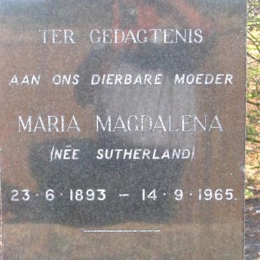 SITTERT Lambert Johannes, van 1883-1963 &amp; Maria Magdalena SUTHERLAND 1893-1965