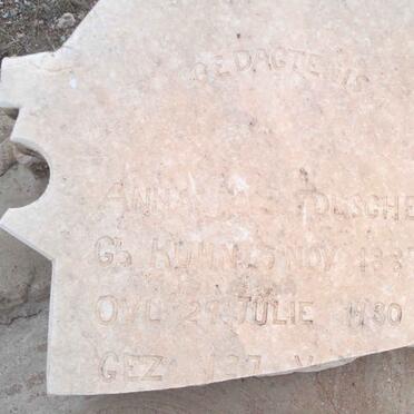 FOLSCHER Anna M.J. nee KUHN 1887-1930