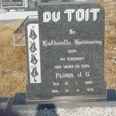 TOIT Floris J.G., du 1900-1974