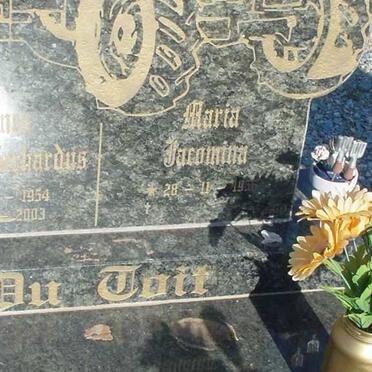 TOIT Maria Jacomina, du 1956-