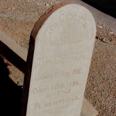 STRAUSS T.H.G 1932-1933