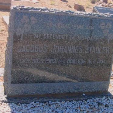 STADLER Jacobus Johannes 1903-1954
