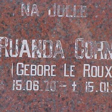 LUDIK Ruanda Corne nee LE ROUX 1970-1996 :: LUDIK Dean Alwyn 1996-1996