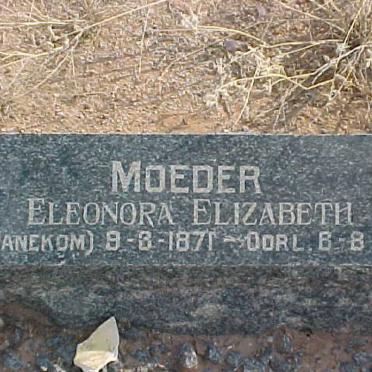 VISSER Floris 1874-1953 &amp; Eleonora Elizabeth HANEKOM 1871-1956