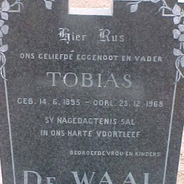 WAAL Tobias, de 1895-1968