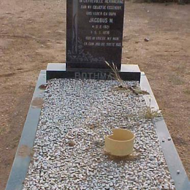 BOTHMA Jacobus M. 1921-1978