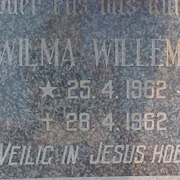 WILLEMSE Wilma 1962-1962