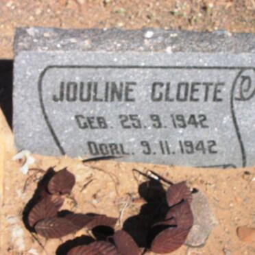 CLOETE Jouline 1942-1942