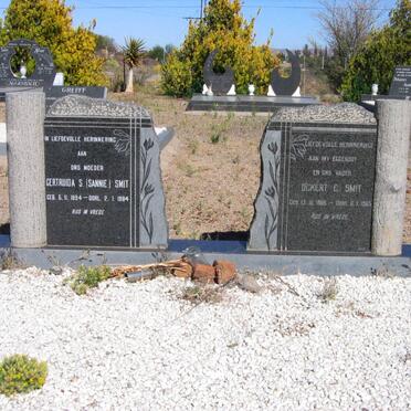 SMIT Ockert C. 1886-1965 &amp; Gertruida S. 1894-1984