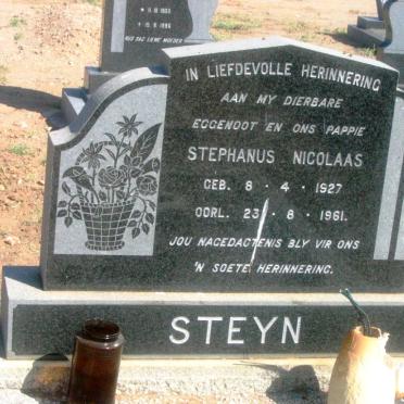 STEYN Stephanus Nicolaas 1927-1961