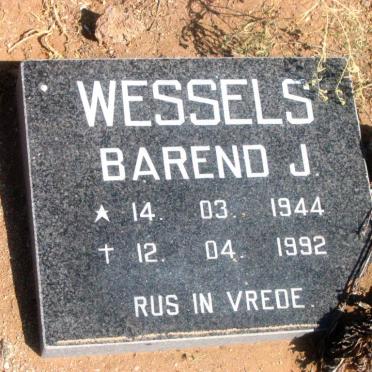 WESSELS Barend J. 1944-1992