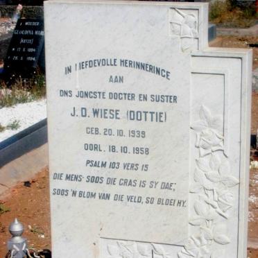 WIESE J.D. 1939-1958