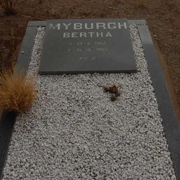 MYBURGH Bertha 1912-1999