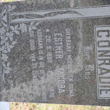 CONRADIE Esther Jacoba 1886-1970