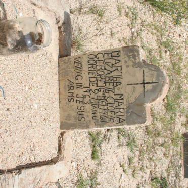 CLOETE Martha Maria Elizabeth 1961-1963
