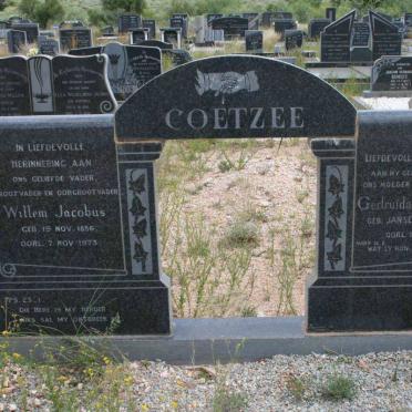 COETZEE Willem Jacobus 1886-1973 &amp; Gertruida Johanna JANSEN 1888-1969