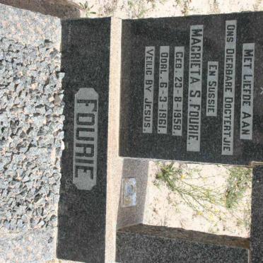 FOURIE Magrieta S. 1958-1961